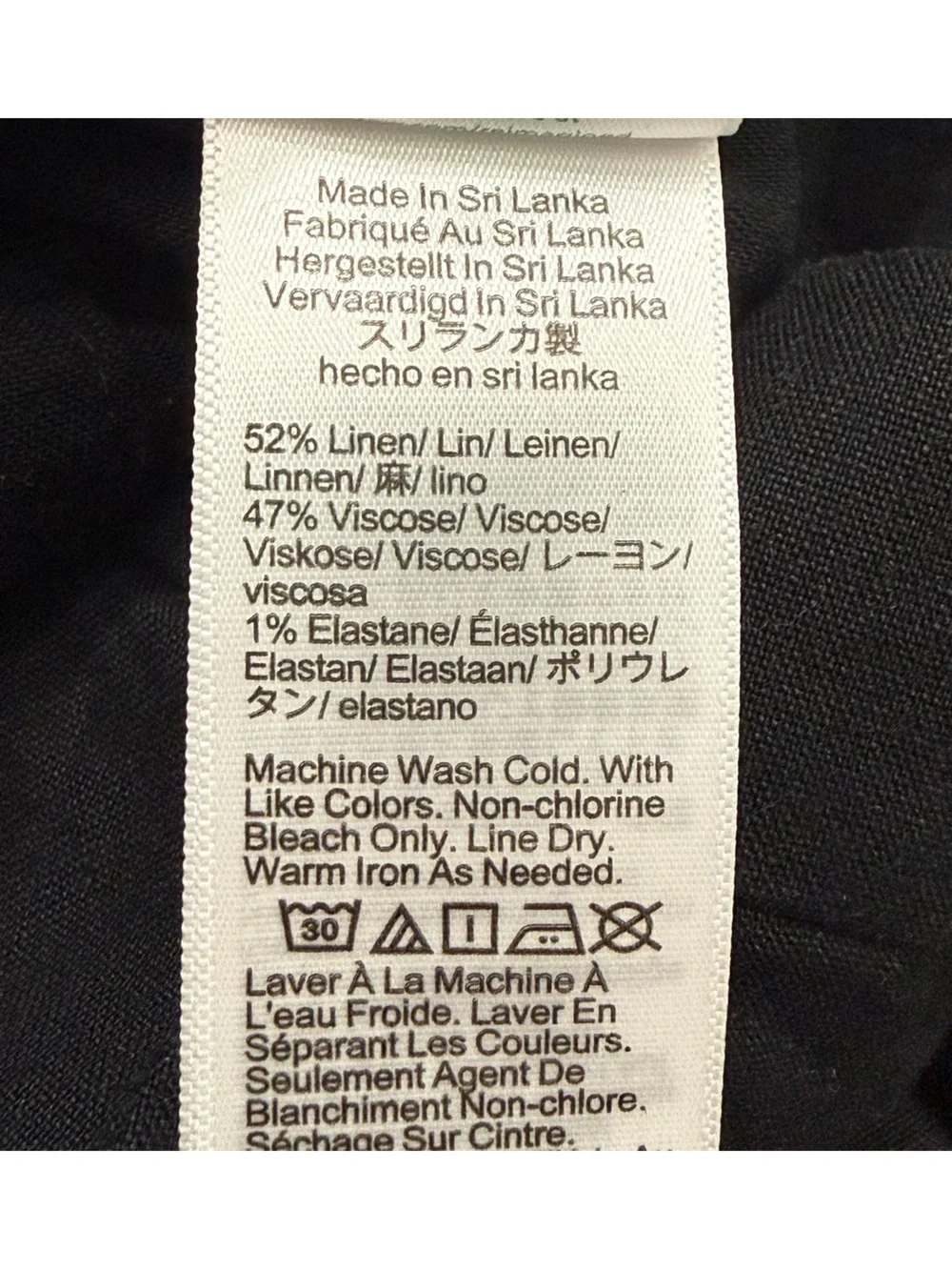 J. Crew crew linen